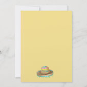 Lama leuke, kleurrijke kinderen verjaardag in geel kaart (Achterkant)