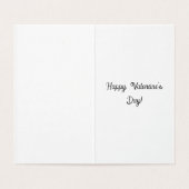 Lama Liefde, Valentijnsdag Kaart (Binnenkant ongevouwen)