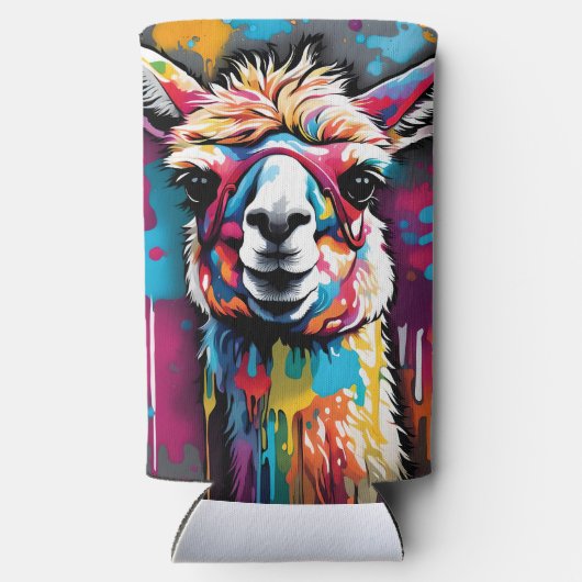 Lama met spatten (Achterkant)