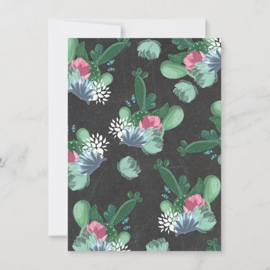 lama momma Fiesta invitations à la douche bébé (Dos)