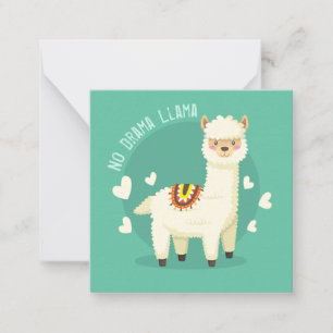 Lama Notitiekaartje