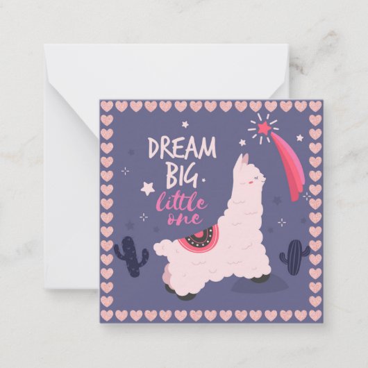 Lama Notitiekaartje (Voorkant)