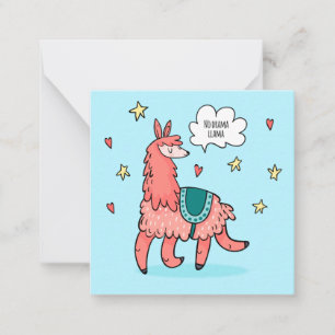 Lama Notitiekaartje