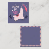 Lama Notitiekaartje (Voorkant / Achterkant)