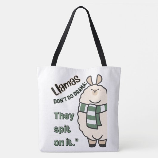 LAMA-QUOTESTIJL DRAAGTAS (Achterkant)