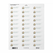 Lama Retouradres Label (Full Sheet)