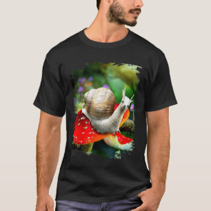Lama Slak Op Paddenstoel T-shirt