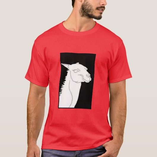 lama t-shirt (Voorkant)