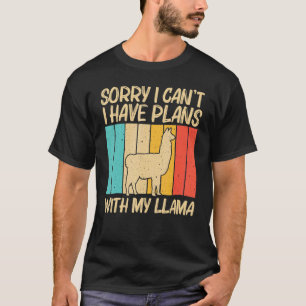 Lama Voor Mannen Vrouwen Lama Boerderij Dier 6 T-shirt
