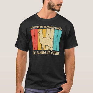 Lama voor vrouwen meisjes lama boerderij dier t-shirt