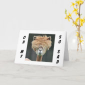 **LAMA WIL DAT JE "SNEL BETER WORDT!" KAART (Gele Bloem)