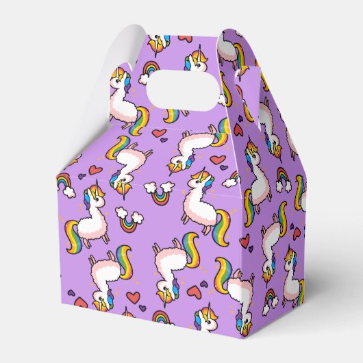 Lamacorn Madness Bedankdoosjes (Achterkant)