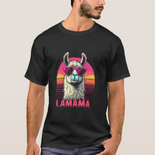 LAMAMA Grappig lama ontwerp T-shirt