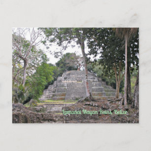 Lamanai Maya Ruines Belize Carte postale