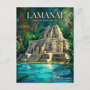Lamanai Mayaruïnes Belize Briefkaart