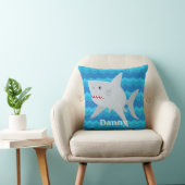 L'AMANT de REQUIN d'ENFANTS ondule le coussin fait (Chaise)