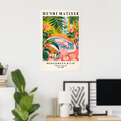 Lamantin dans une baignoire, impression d'art trop (Bureau à domicile)