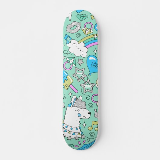 lamapatroon 2 skateboard (Voorkant)