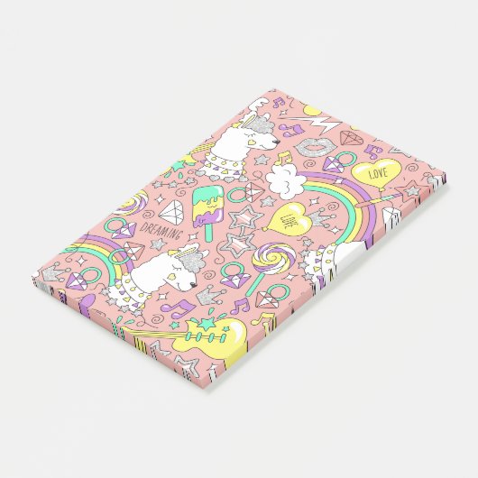 lamapatroon 3 post-it® notes (Schuin)