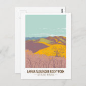 Lamar Alexander Rocky Fork Park Tennessee Briefkaart (Voorkant / Achterkant)