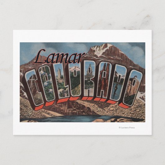 Lamar, ColoradoLarge Letter ScenesLamar, CO Briefkaart (Voorkant)