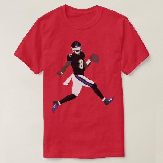 Lamar Jackson Ravens T-shirt (Design voorkant)