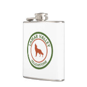 Lamar Valley Yellowstone Wolf Heupfles (Links)