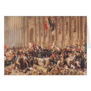 Lamartine verwerpt de rode vlag in 1848