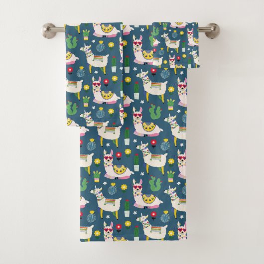 Lamas dans le motif de lunettes de soleil (En situation)