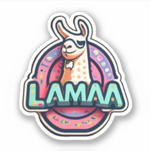 Lama's en Lachen Versier met Llama Stickers
