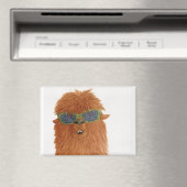 Lamas in tinten: aprilmagneet 3,5 "x2,5" magneet (Insitu (Vaatwasser))