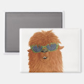 Lamas in tinten: aprilmagneet 3,5 "x2,5" magneet (Voorkant / Achterkant)
