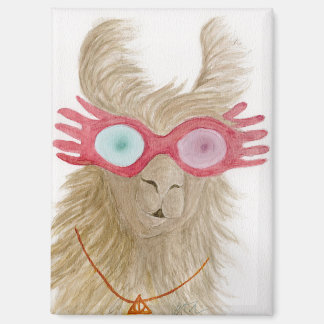 Lamas in tinten: oktober magneet 2.5 "x3.5"
