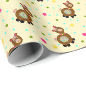 Lamas patroon cadeaupapier (Rol Hoek)