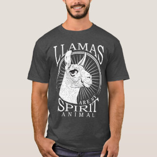 Lama's zijn mijn spirituele dier cadeau t-shirt