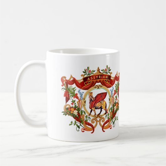 Lamassu assyrien Décor de la Mug de café (Gauche)