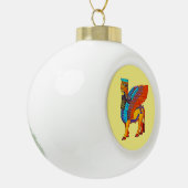 Lamassu Keramische Bal Ornament (Links)
