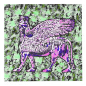 Lamassu Kunstwerk Foto Cube Kubus (Voorkant)