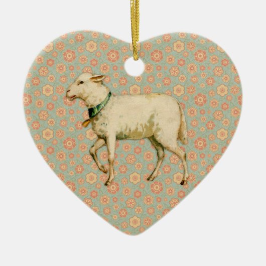  Lamb Art Keramisch Ornament (Voorkant)