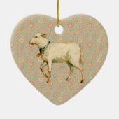  Lamb Art Keramisch Ornament (Achterkant)