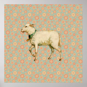 Lamb Art Poster