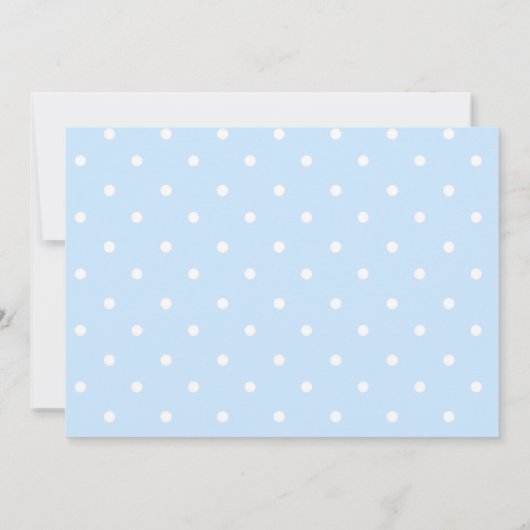 Lamb Baby Jongen Douche Uitnodigingen (Achterkant)