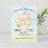 Lamb Baby Shower Invitation (Debout devant)