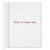 Lamb Birthday-kaart (Binnen (Rechts))