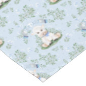 Lamb Blue Floral Baby shower Tafelkleed (Gekanteld)