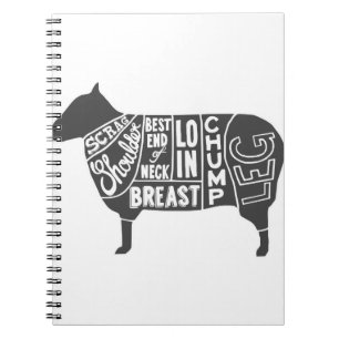 Lamb Butcher Grafiek Notitieboek
