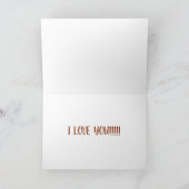 LAMB DIT "JE T'AIME" CARTE VALENTINE (Intérieur)