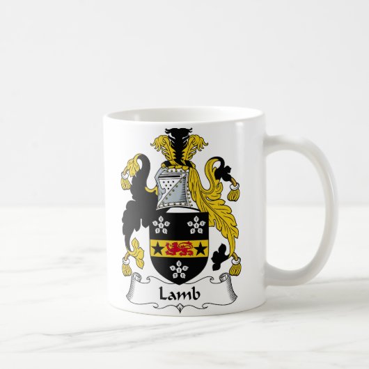 Lamb Family Crest Koffiemok (Rechts)