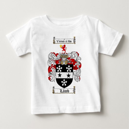 LAMB FAMILY CREST - LAMB COAT OF ARMS (Voorkant)