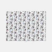Lamb Frenzy Fleece Blanket (kies kleur) (Voorkant (Horizontaal))
